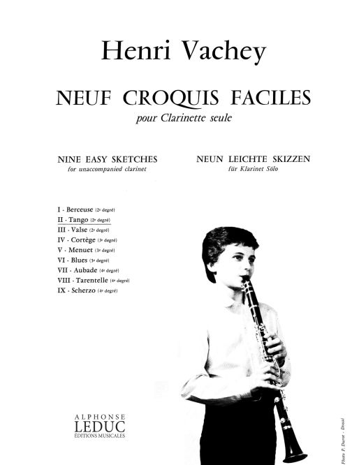 Henri Vachey: World Of Merriment: Clarinet: Score