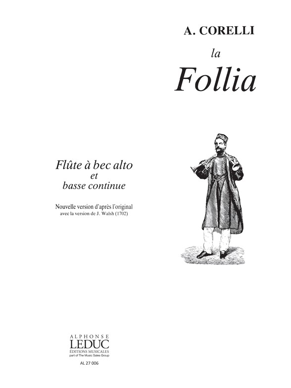 C. Corelli: Follia: Treble Recorder: Instrumental Work
