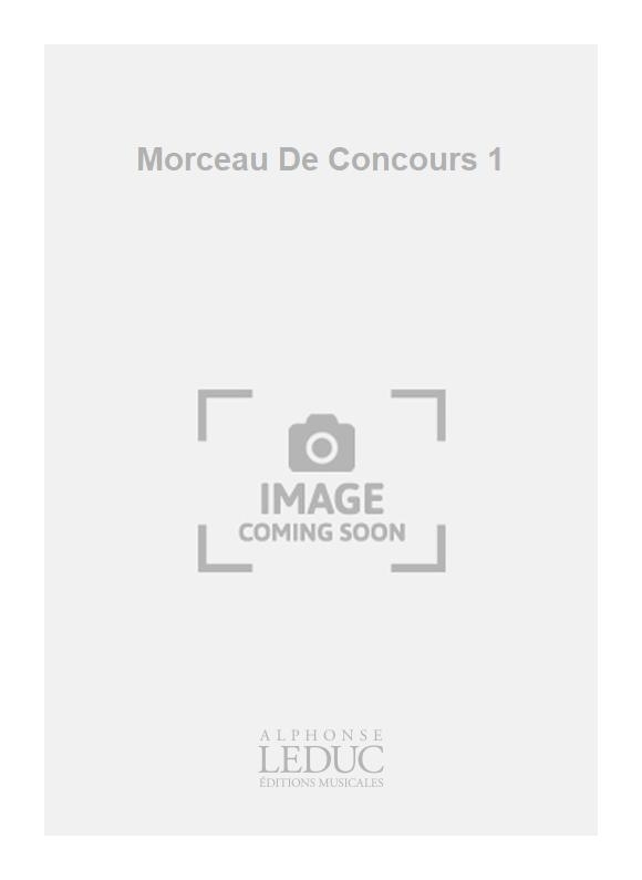 Jean-Michel Defaye: Morceau De Concours 1