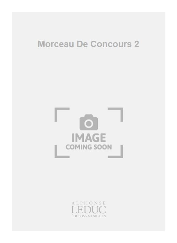Jean-Michel Defaye: Morceau De Concours 2