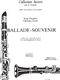 S. Dangain: Ballade/Souvenir: Clarinet: Score