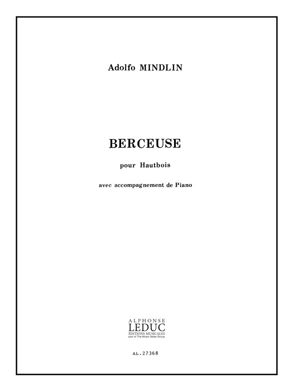 Adolfo Mindlin: Berceuse: Oboe: Score