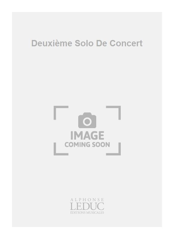 Paul Rougnon: Deuxime Solo De Concert