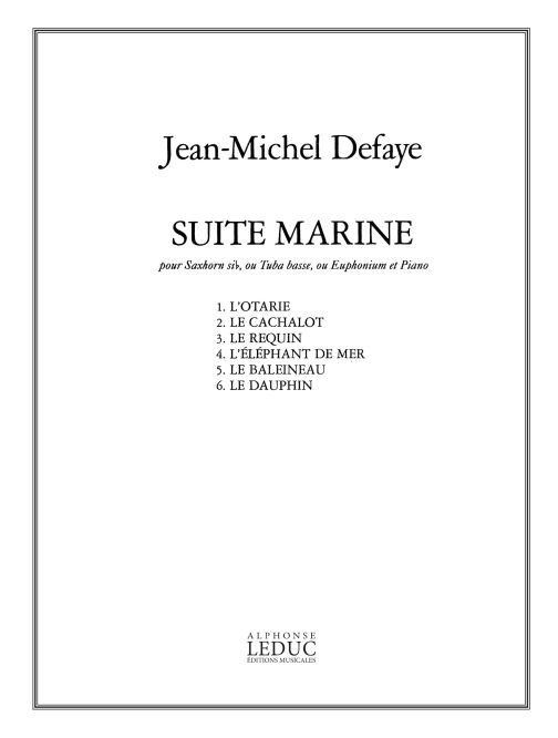 Jean-Michel Defaye: Suite Marine: Tuba: Instrumental Work