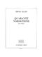 J. Alain: 40 Variations: Piano: Score