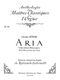 Johann Georg Böhm: Aria Vater Unser Im Himmelreich: Organ: Instrumental Work