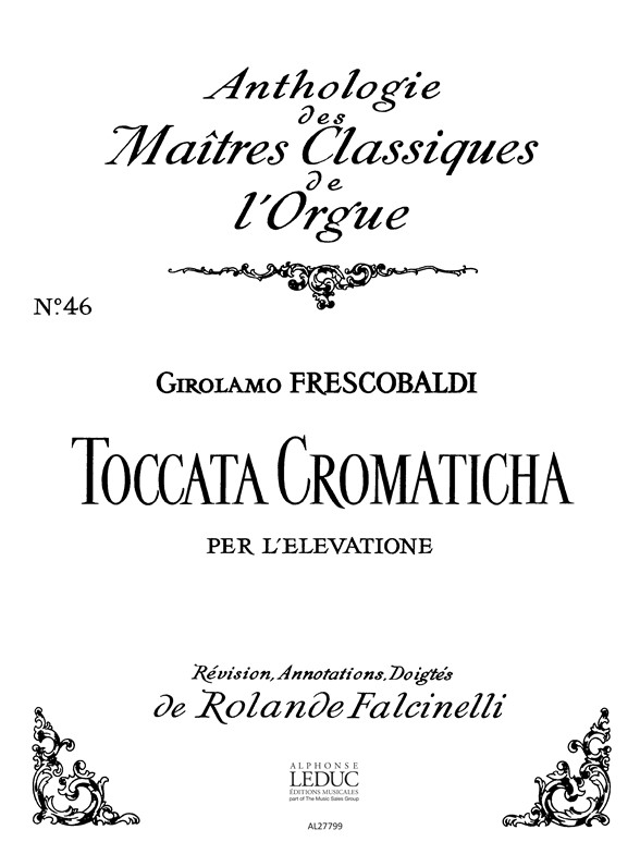 Girolamo Frescobaldi: Toccata cromatica per Elevatione: Organ: Score