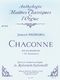 Johann Pachelbel: Chaconne En Fa Mineur: Organ: Instrumental Work