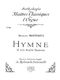Praetorius: Hymne:O Lux Beata Trinitas: Organ: Score