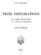 Jean Langlais: Jean Langlais: 3 Implorations No.2 & No.3: Organ: Score