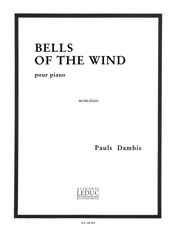 Dambis: Bells Of The Wind: Piano: Score