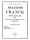 M. Franck: 2 Pavans: Brass Ensemble: Score and Parts