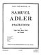 Samuel Adler: Praeludium: Brass Ensemble: Score and Parts