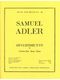 Samuel Adler: Divertimento: Brass Ensemble: Score and Parts