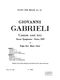 Andrea Gabrieli: Canzon Noni Toni: Brass Ensemble: Score and Parts