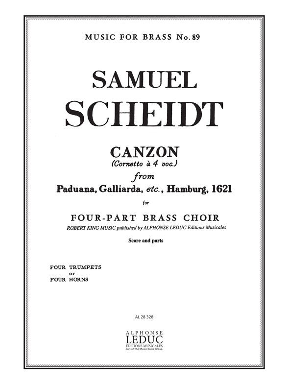 Samuel Scheidt: Samuel Scheidt: Canzon: Horn Ensemble: Score and Parts