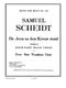 Scheidt: Da Jesu An Dem Kreuze Stund: Brass Ensemble: Score and Parts