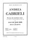 Andrea Gabrieli: Ricercar Del Duodecimo Tuono: Brass Ensemble: Score and Parts