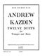 Andrew Kazdin: Twelve Duets For Horn And Trumpet: French Horn: Instrumental Work