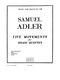 Samuel Adler: 5 Movements: Brass Ensemble: Score and Parts