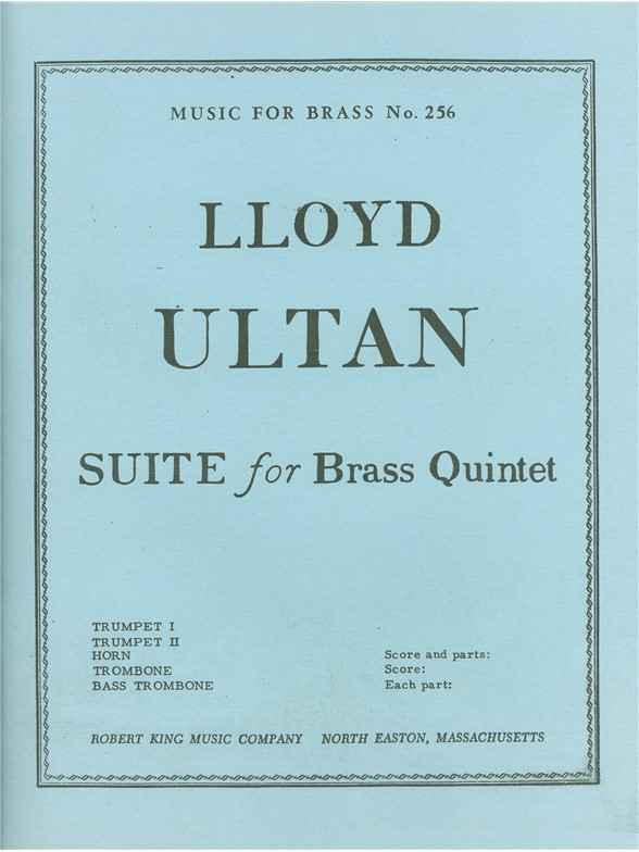 Ultan: Suite: Brass Ensemble: Score and Parts