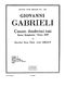 Andrea Gabrieli: Canzon Duodecimi Toni: Brass Ensemble: Score and Parts