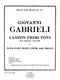 Andrea Gabrieli: Canzon Primi Toni: Brass Ensemble: Score and Parts