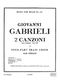 Andrea Gabrieli: 2 Canzoni Septimi Toni: Brass Ensemble: Score and Parts