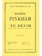 Pinkham: Te Deum: Brass Ensemble: Score and Parts