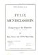 Felix Mendelssohn Bartholdy: Sokol Festgesang An Die Kunstler: Brass Ensemble:
