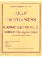 Alan Hovhaness: Alan Hovhaness: Concerto No.3: Trombone: Score and Parts