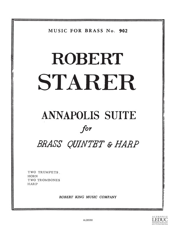 Starer: Annapolis Suite: Brass Ensemble: Score and Parts