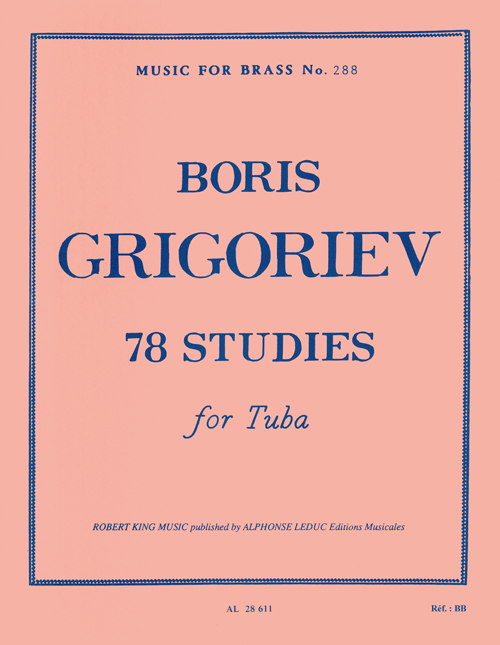 B. Grigoriev: 78 Studies: Tuba: Study