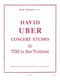 David Uber: Concert Etudes: Bass Trombone: Study