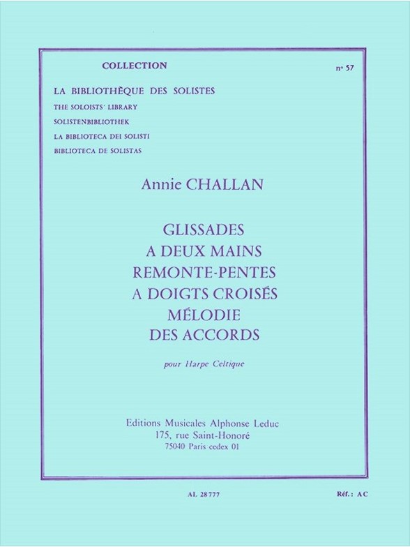 Annie Challan: Glissades-2 Mains-Remonte-Pen-Tes: Harp: Instrumental Album