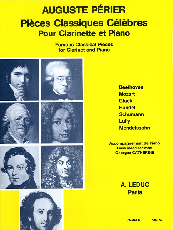 Perier: Pieces Classiques Celebres: Clarinet: Instrumental Album