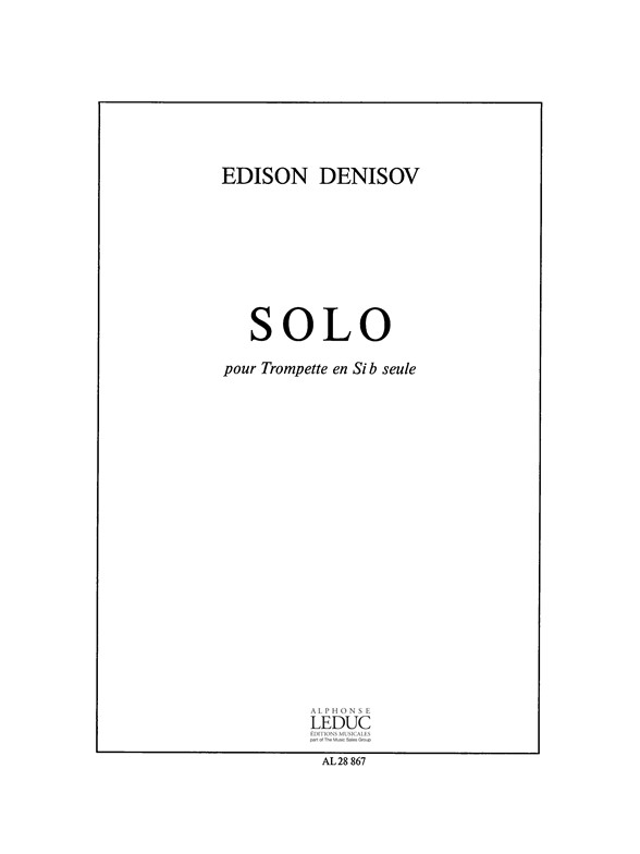 Edison Denisov: Solo: Trumpet: Score