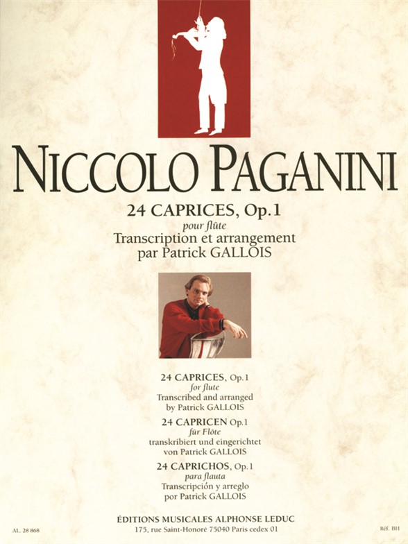 Niccol Paganini: 24 Caprices Op.1: Flute: Instrumental Work