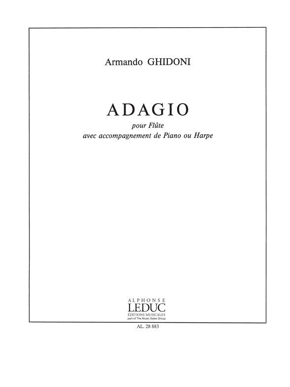 Armando Ghidoni: Adagio: Flute: Instrumental Work