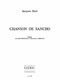 Jacques Ibert: Chanson De Sancho: Voice: Score