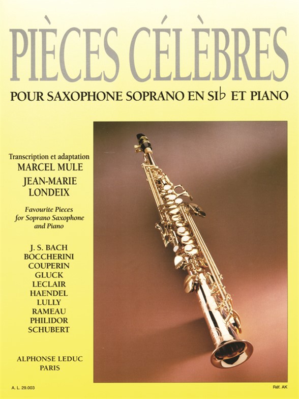 Pieces Celebres: Saxophone: Instrumental Album