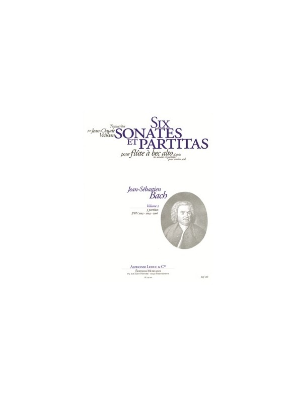 Johann Sebastian Bach: 6 Sonates & Partitas vol.2 BWV 1002-1004-1006: Violin: