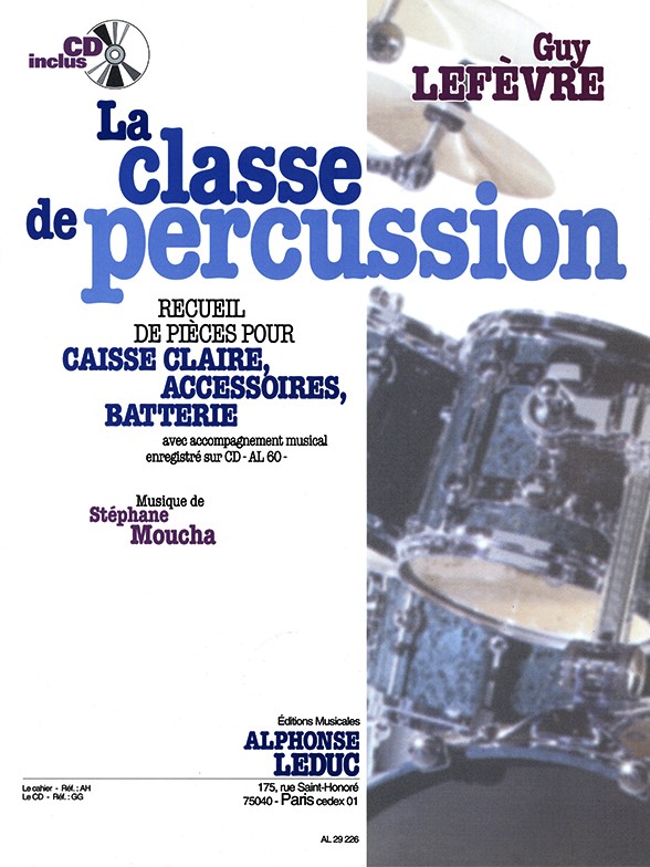 Guy Lefèvre: La Classe de Percussion: Percussion: Instrumental Tutor