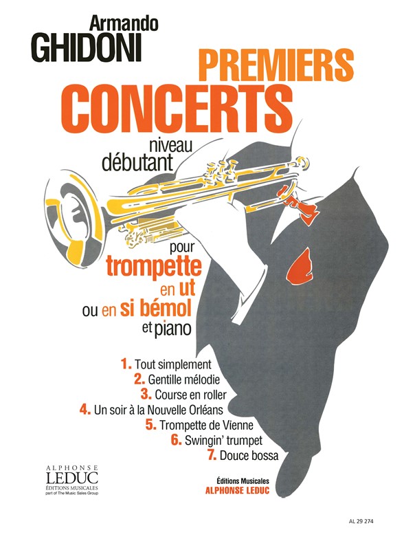 Armando Ghidoni: Premiers Concerts: Trumpet: Score