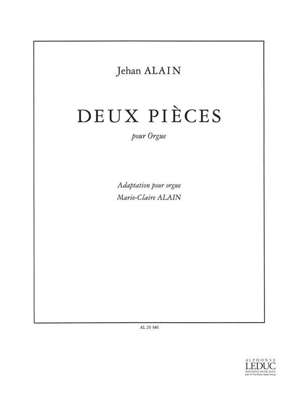 J. Alain: 2 Pieces: Organ: Score