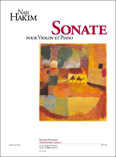 Naji Hakim: Sonate: Violin: Score