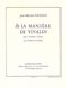 Jean-Michel Defaye: A La Maniere De Vivaldi: Trombone: Instrumental Work