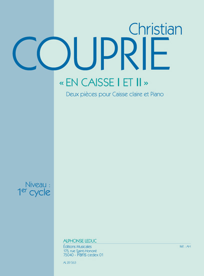 Couprie: En Caisse I Et Ii: Snare Drum: Score