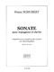Franz Schubert: Sonate Pour Arpeggione: Alto Saxophone: Score