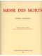 Gilles: Messe Des Morts -Requiem: SATB: Instrumental Work